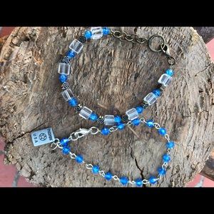 2 coordinated bracelets